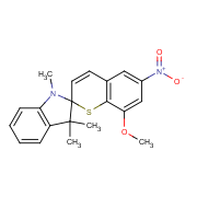 8'-METHOXY-1,3,3-TRIMETHYL-6'-NITROSPIRO[INDOLINE-2,2'-THIOCHROMENE]