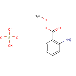 o-(methoxycarboxy)phenylammonium hydrogen sulphate