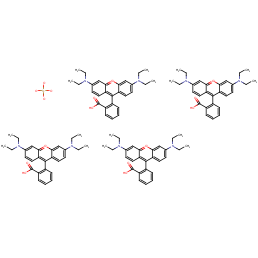xanthylium, 9-(2-carboxyphenyl)-3,6-bis(diethylamino)-, silicate
