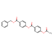 p-(p-Acetoxybenzoyloxy)benzoic acid benzyl ester