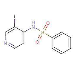 N-(3-iodopyridin-4-yl)benzenesulfonamide