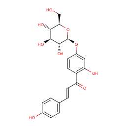(E)-3-(4-hydroxyphenyl)-1-[2-hydroxy-4-[(2S,3R,4S,5S,6R)-3,4,5-trihydroxy-6-(hydroxymethyl)tetrahydropyran-2-yl]oxy-phenyl]prop-2-en-1-one