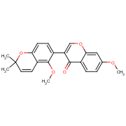 7-Methoxy-3-(5-methoxy-2,2-dimethyl-2H-1-benzopyran-6-yl)-4H-1-benzopyran-4-one