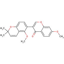 7-Methoxy-3-(5-methoxy-2,2-dimethyl-2H-1-benzopyran-6-yl)-4H-1-benzopyran-4-one