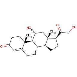 Pregn-4-en-11.α.,21-diol-3,20-dione