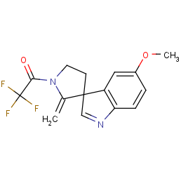 1'-(Trifluoroacetyl)-5-methoxy-2'-methylenespiro[3H-indole-3,3'-pyrrolidine]