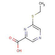 6-(ethylsulfanyl)pyrazine-2-carboxylic acid