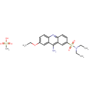 9-amino-7-ethoxy-N,N-diethylacridine-2-sulfonamide methanesulfonate