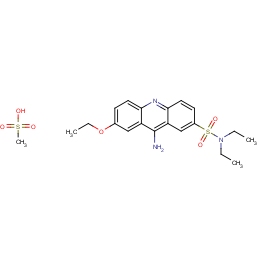 9-amino-7-ethoxy-N,N-diethylacridine-2-sulfonamide methanesulfonate