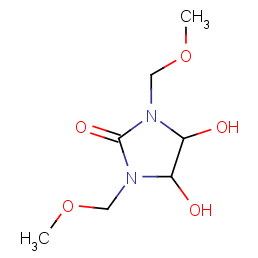 4,5-dihydroxy-1,3-bis(methoxymethyl)imidazolidin-2-one
