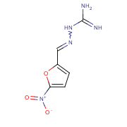 1-{[(5-nitrofuran-2-yl)methylidene]amino}guanidine