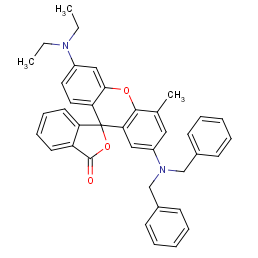 2'-(dibenzylamino)-6'-(diethylamino)-4'-methylspiro[isobenzofuran-1(3H),9'-[9H]xanthene]-3-one