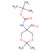 carbamic acid, (5-formyl-2,2-dimethyl-1,3-dioxan-5-yl)-, 1,1-dimethylethyl ester