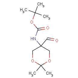 carbamic acid, (5-formyl-2,2-dimethyl-1,3-dioxan-5-yl)-, 1,1-dimethylethyl ester