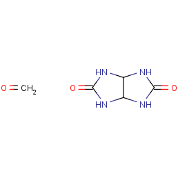 tetrahydroimidazo[4,5-d]imidazole-2,5(1H,3H)-dione formaldehyde