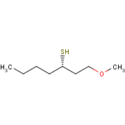(3S)-1-methoxyheptane-3-thiol