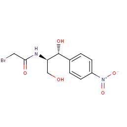 2-bromo-N-[(1R,2R)-1,3-dihydroxy-1-(4-nitrophenyl)propan-2-yl]acetamide